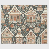 Wie klopt daar? cadeaupapier (Vlak)