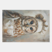 Wie kookt voor u Uil Decoupage papier Inpakpapier Vel (Voorkant 2)