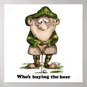 Wie koopt de bier poster