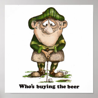 Wie koopt de bier poster