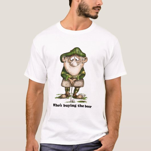 Wie koopt de bier t-shirt (Voorkant)