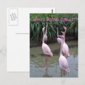 Wie koopt lunch? briefkaart (Voorkant / Achterkant)