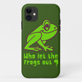 WIE LAAT DE FROGS EEN grappige kikkerpun VERLATEN Case-Mate iPhone Case