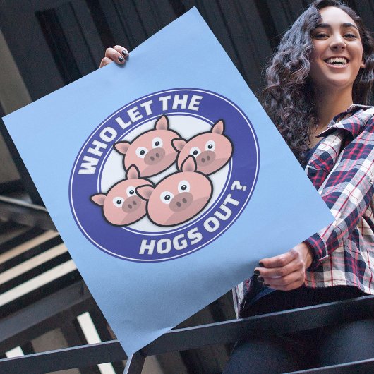 Wie laat de Hogs eruit Poster