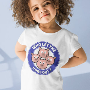 Wie laat de Hogs eruit T-shirt