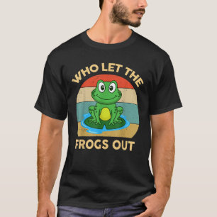 Wie laat de kikkers de kikkerkvanger uitkoelen t-shirt