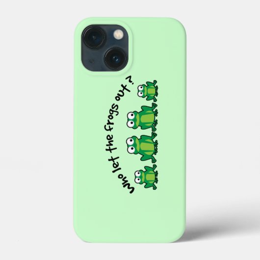 Wie laat de kikkers eruit? Case-Mate iPhone case (Achterkant)