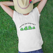 Wie laat de kikkers eruit? t-shirt
