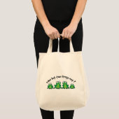 Wie laat de kikkers eruit? tote bag (Voorkant (product))