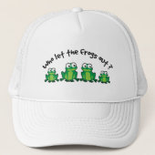 Wie Laat De Kikkers Los? Trucker Pet (Voorkant)