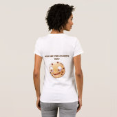 Wie laat de koekjes eruit? t-shirt (Achterkant volledig)