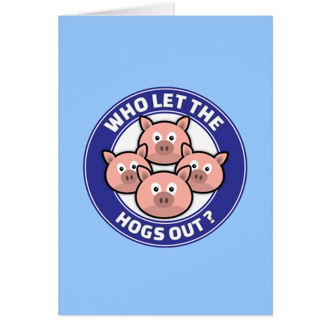 Wie Laat De Varkens Los (Voorkant)