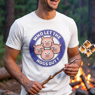 Wie Laat De Varkens Los T-shirt