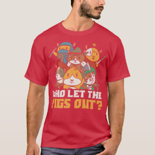 Wie Laat De Varkens Uit Premium 5632 T-shirt