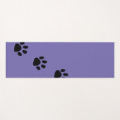 Wie liet de hond binnen? Periwinkle Yoga Mat (Voorkant (horizontaal))