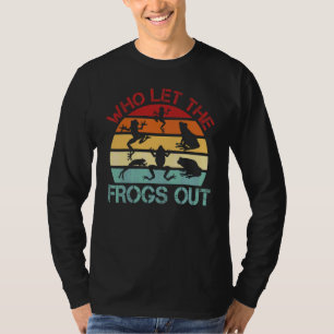 Wie Liet De Kikkers Los Voor Kikker Jager Vanger e T-shirt