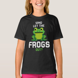 Wie liet de kikkers uit Schattigee liefhebbers amf T-shirt