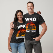 Wie liet de trein een scheet t-shirt (Unisex)