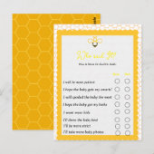 Wie maakt de partijspelletjes bekend met hommels? briefkaart (Voorkant / Achterkant)