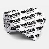 Wie maakt het uit - ik ben in ruste stropdas (Opgerold)