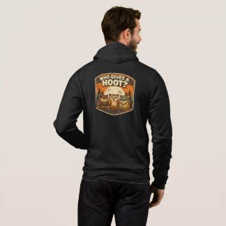 Wie Maakt Zich Druk Over Plezierige Uilen Vintage  Hoodie