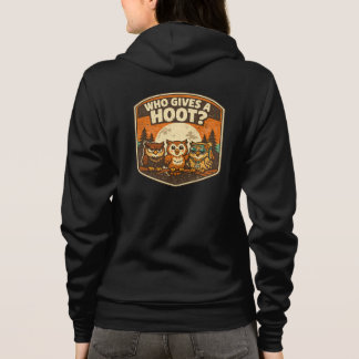 Wie Maakt Zich Druk Over Plezierige Uilen Vintage  Hoodie