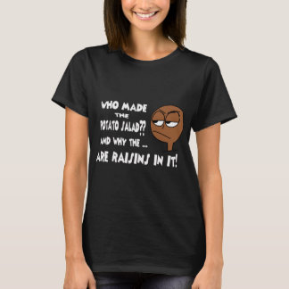 Wie maakte de aardappelsalade t-shirt