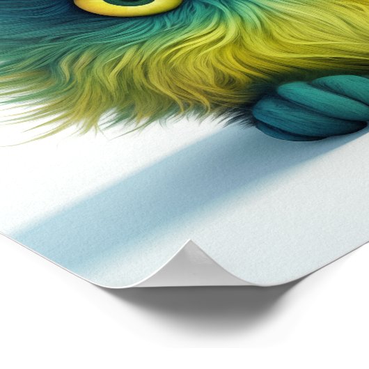 Wie mij? Uil Fantasy Creature Poster (Hoek)