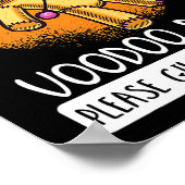 Wie mijn voodoo pop ook heeft, laat hem rusten poster (Hoek)