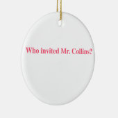 Wie nodigt de heer uit. collinen keramisch ornament (Rechts)