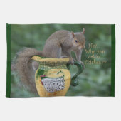 Wie noem je de kip? theedoek (Horizontaal)