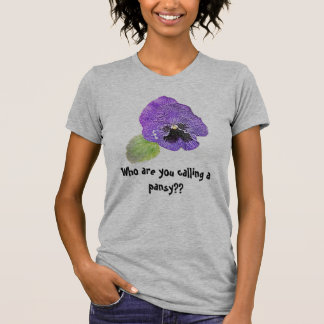"Wie noem je een paniek?" t-shirt voor vrouwen