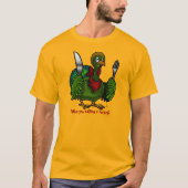 Wie noem je een Turkije? Gepersonaliseerd T-shirt (Voorkant)