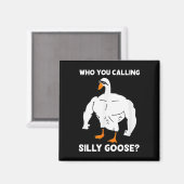 Wie noem je Gekke Goose Funny Gym Meme 1 Magneet (Voorkant / Achterkant)