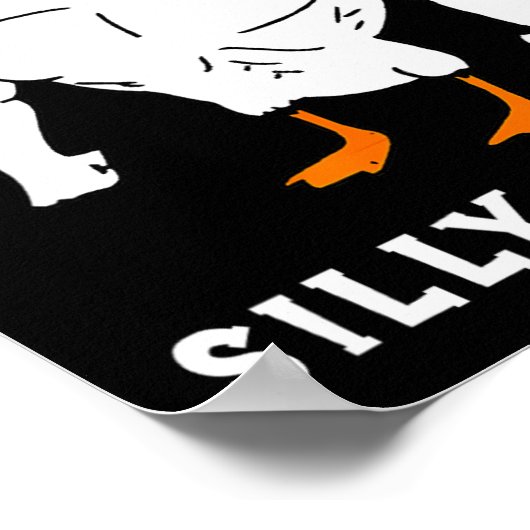 Wie noem je Gekke Goose Funny Gym Meme Poster (Hoek)