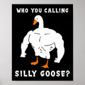 Wie noem je Gekke Goose Funny Gym Meme Poster (Voorkant)