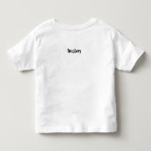 Wie noem je GRUNT-Basic White/Black Toddler Te Kinder Shirts (Achterkant)