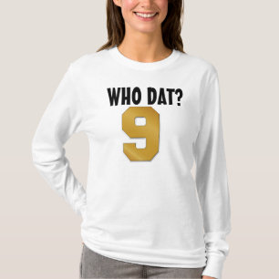 Wie? Nr. 9/Zwart goud T-shirt
