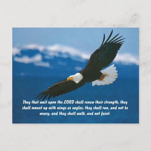 Wie op de Heer wacht Briefkaart (Voorkant)