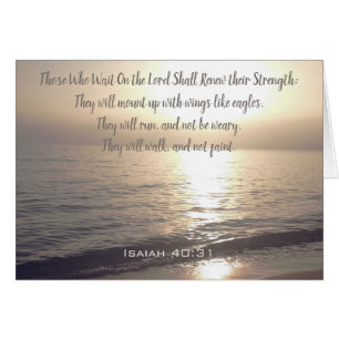 Wie op de Heer wacht, herziet zijn kracht