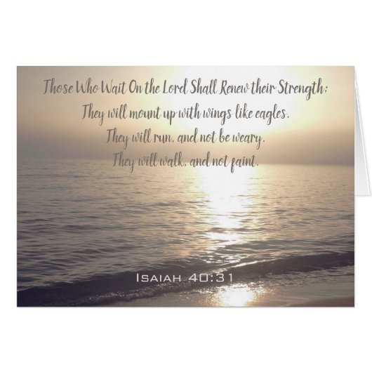 Wie op de Heer wacht, herziet zijn kracht (Voorkant Horizontaal)