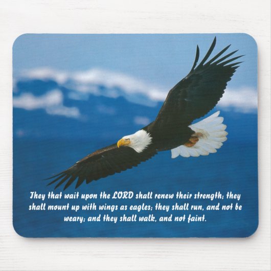 Wie op de Heer wacht Muismat (Voorkant)