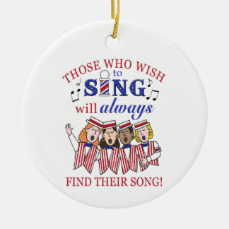 Wie Ornament wil zingen (Vrouw)