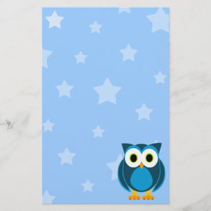 Wie? Owl onder de sterren Briefpapier