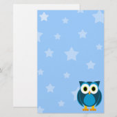 Wie? Owl onder de sterren Briefpapier (Voorkant / Achterkant)