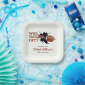 Wie pakt Fifty Funny Football 50ste verjaardag aan Papieren Bordje (Feest)