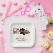 Wie pakt Fifty Funny Football 50ste verjaardag aan Papieren Bordje (Feest)