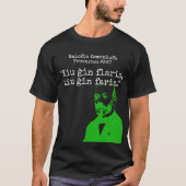 Wie ruikt het, behandelde het (achterste) Donker T-shirt (Voorkant)