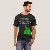 Wie ruikt het, behandelde het (achterste) Donker T-shirt (Voorkant volledig)