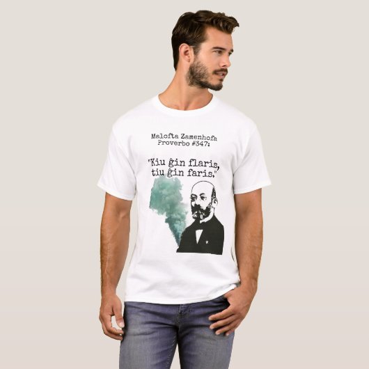 Wie ruikt het, behandelde het (front-fart) Light T-shirt (Voorkant volledig)